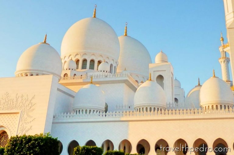 A Grande Mesquita Sheikh Zayed em Abu Dhabi