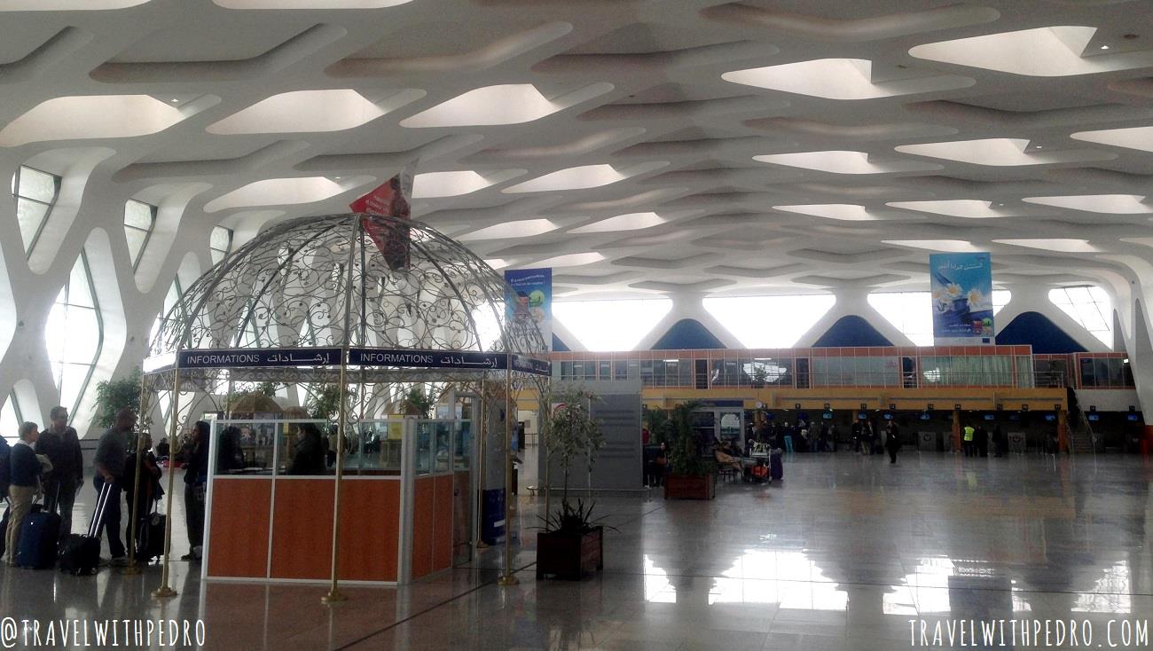 Arriving at Marrakech Menara Airport