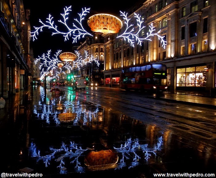 A Photo Tour of London on a Rainy Christmas Night Travel with Pedro