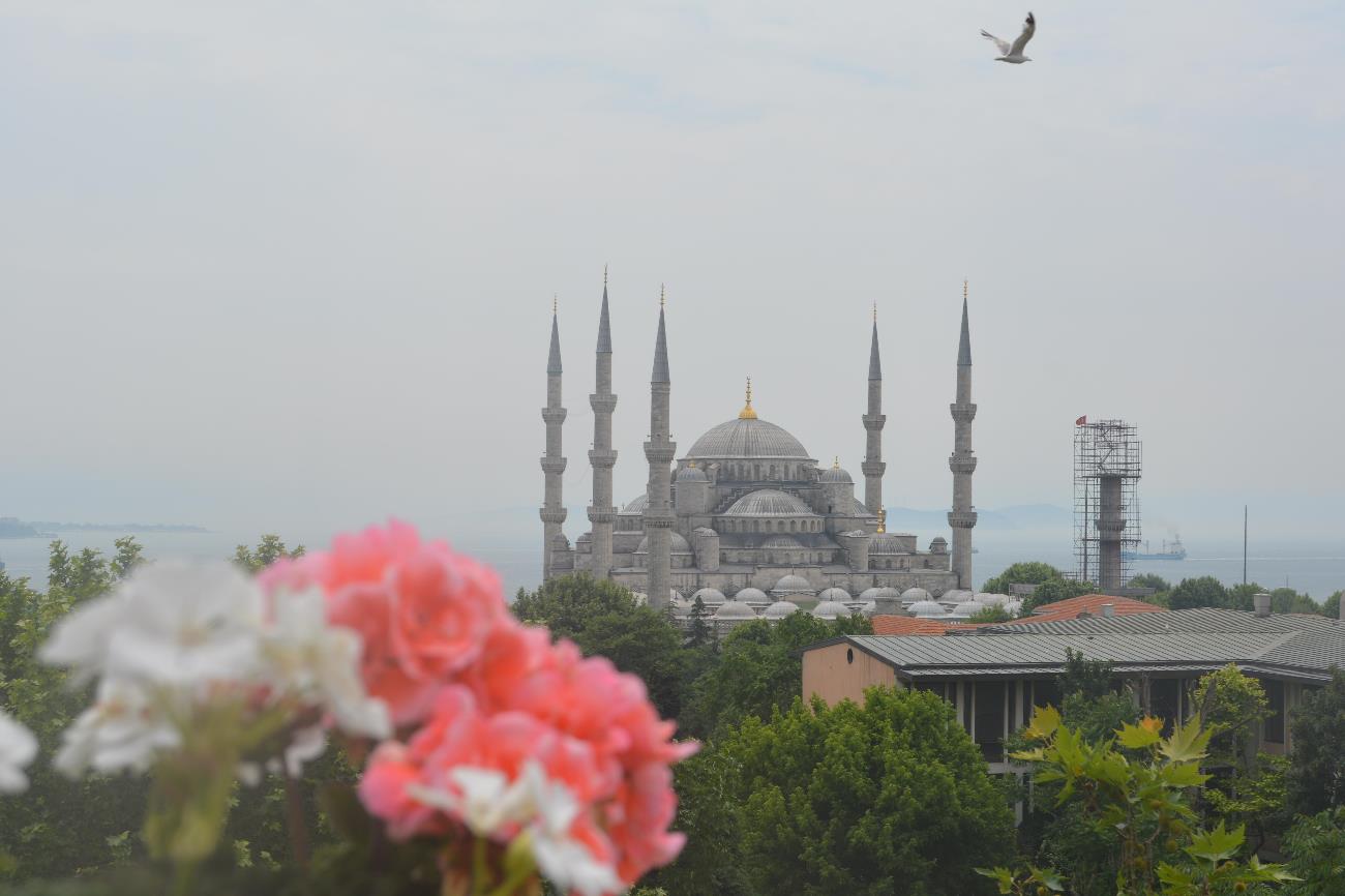 Visiting the Blue Mosque in Istanbul