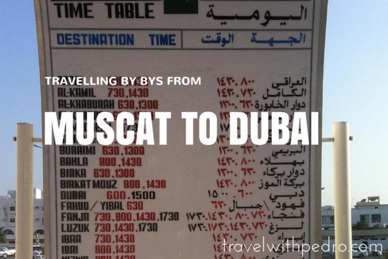 By Bus From Muscat To Dubai: Timings & Prices in 2026