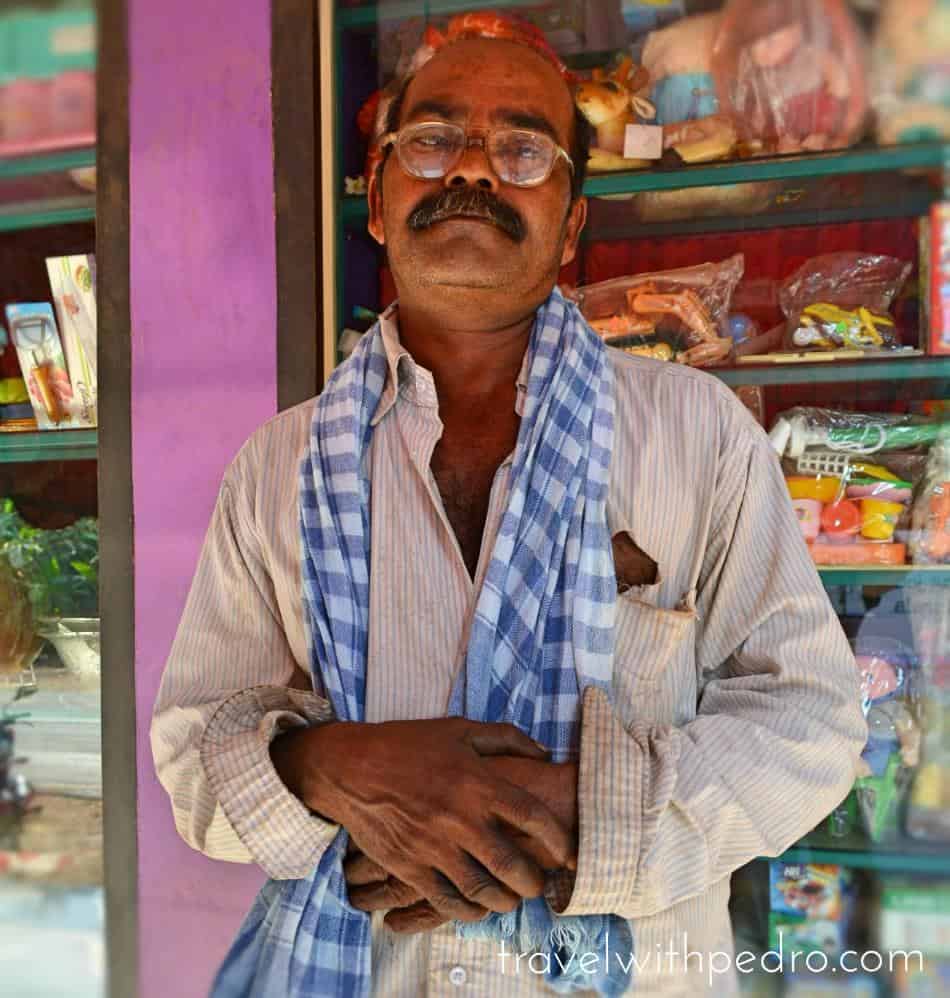 Shopkeeper in Calicut Kerala