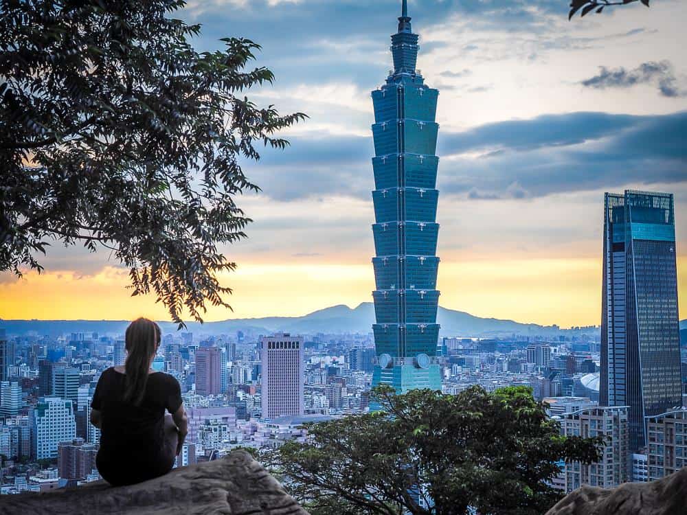 3-day Taipei itinerary: The view from Elefant Mountain