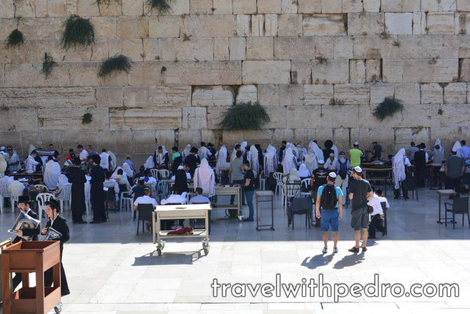 The Western Wall in Old Jerusalem, one of the best places to visit in Israel