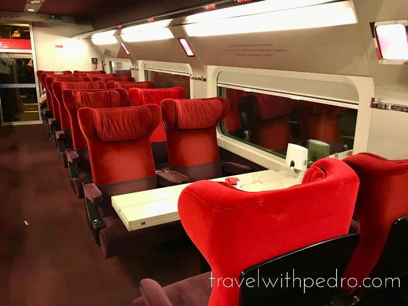 Thalys train from Brussels to Rotterdam
